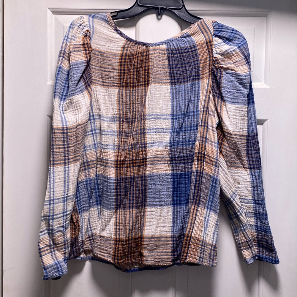 Flannel Long sleeve Top